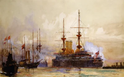 El cortejo fúnebre de la Reina Victoria